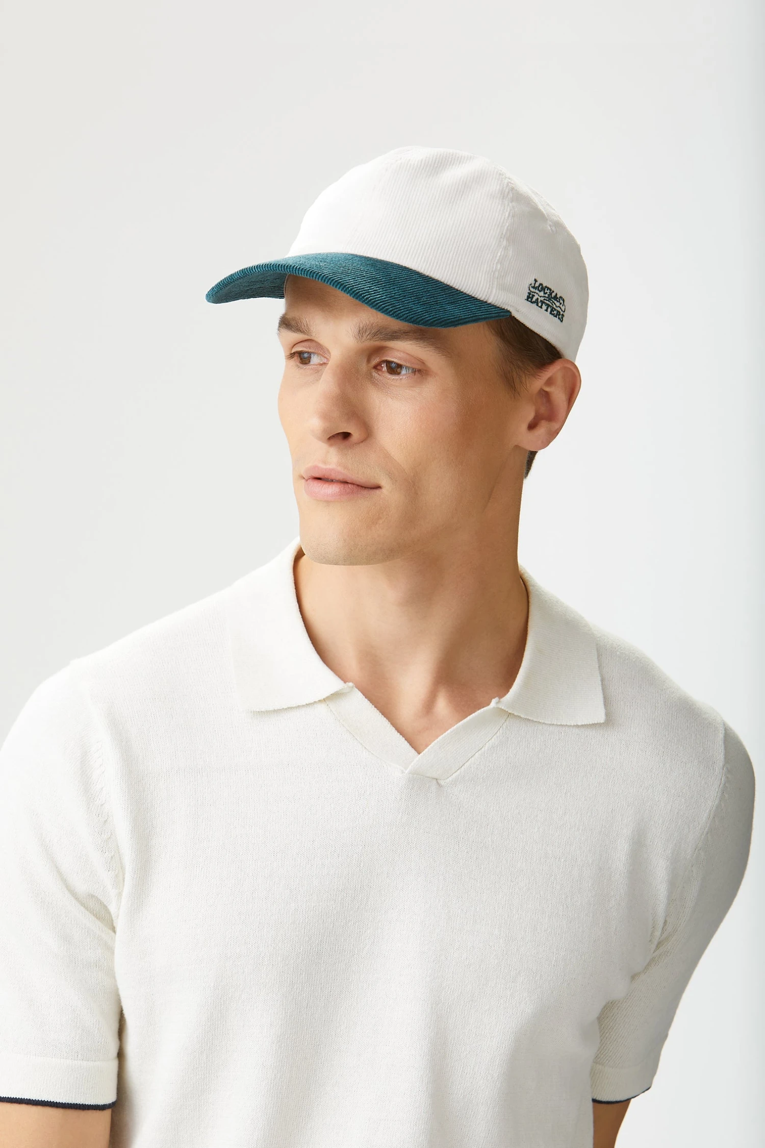 Adjustable Two-Tone Cord Baseball Cap