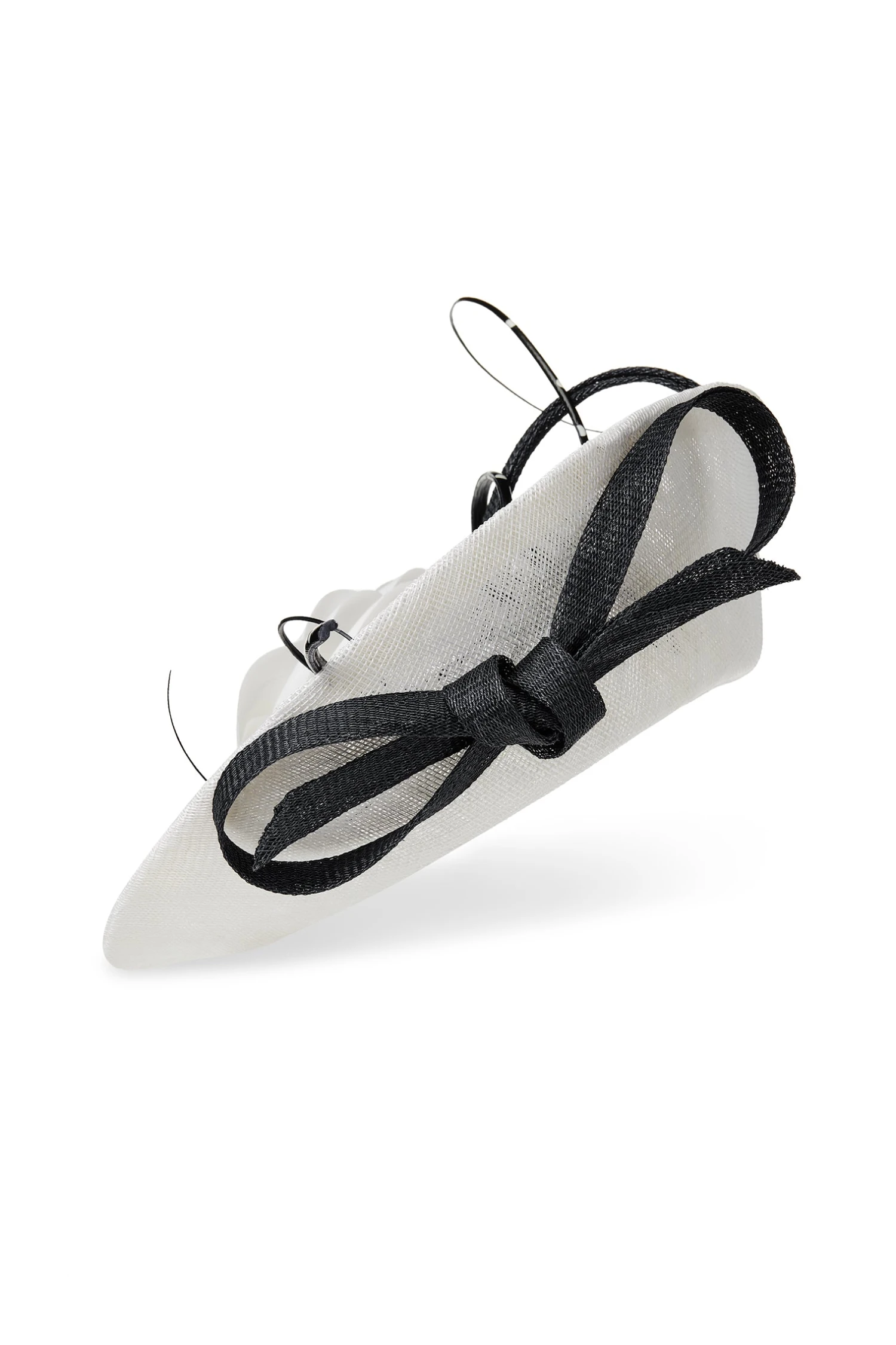 Assam White And Black Saucer Hat - Image 6