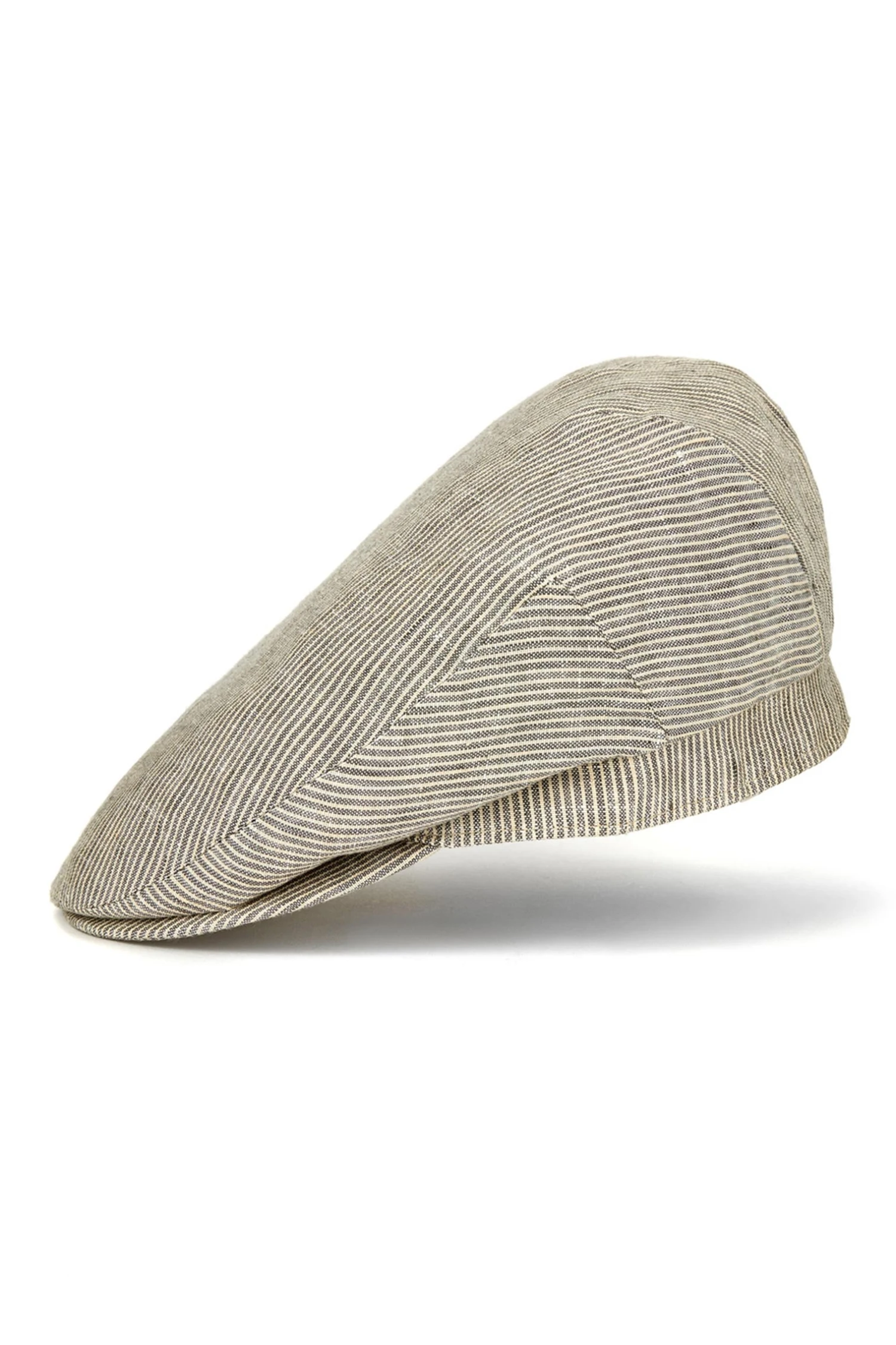 Cannes Linen Flat Cap - Image 3