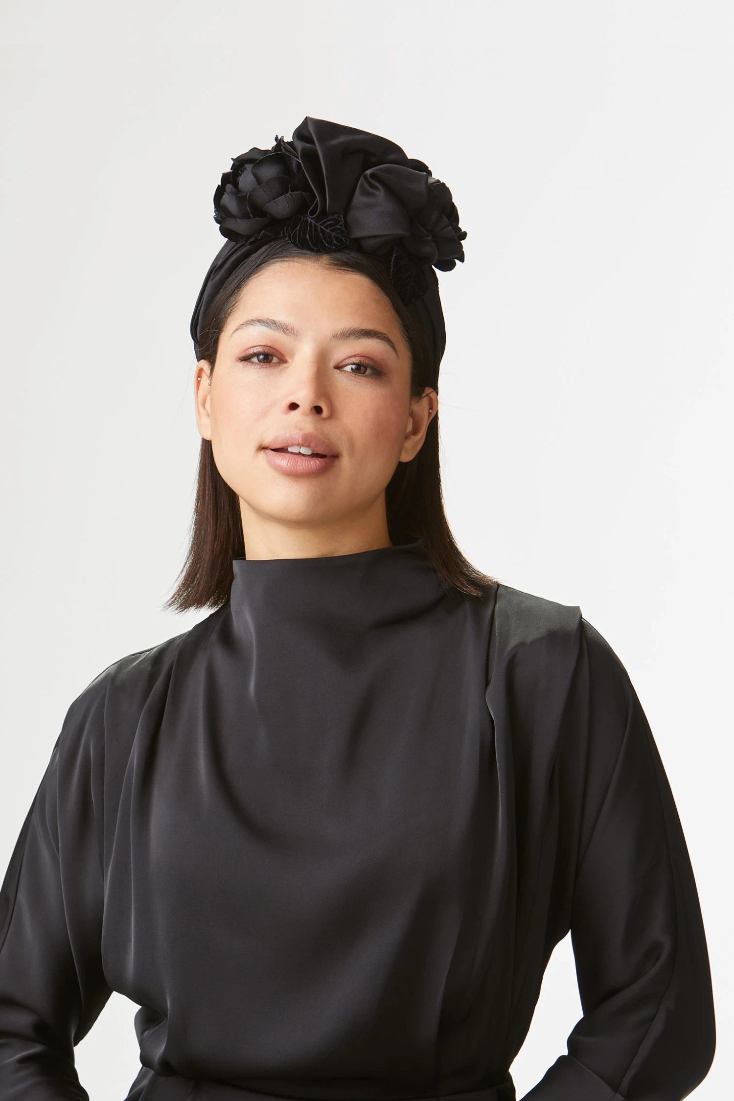 Dandridge Black Turban Headband - Image 3