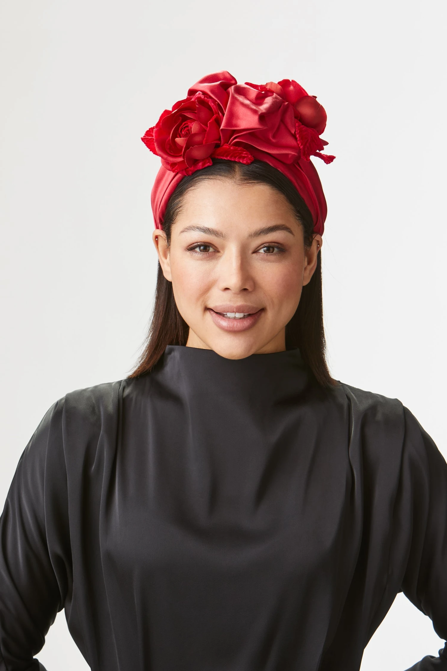 Dandridge Red Turban Headband - Image 3