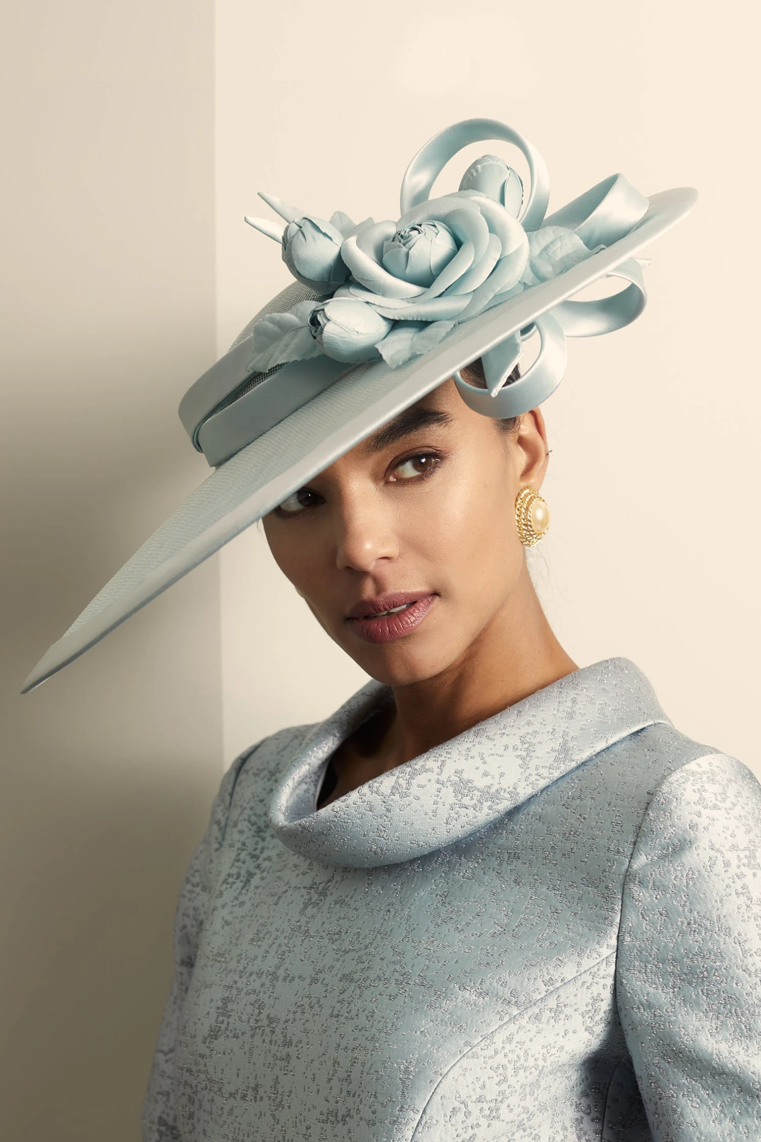Jasmine Duck Egg Slice Hat - Image 4