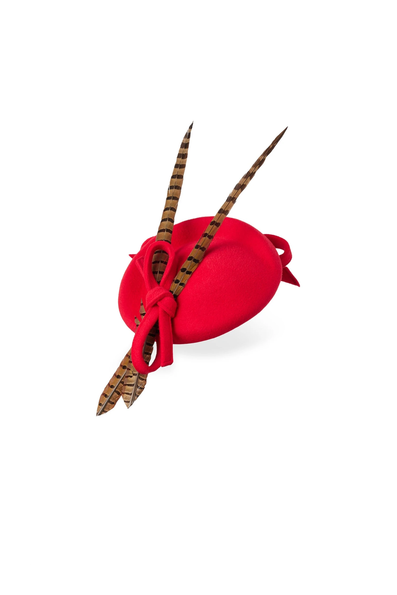 Loretta Red Percher Hat - Image 2