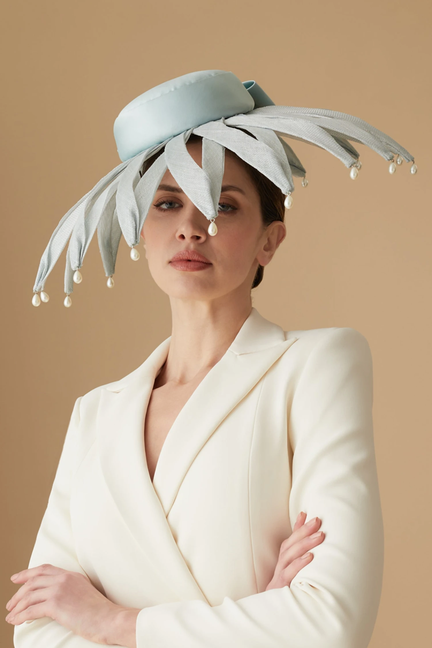 Sencha Duck Egg Wide Brim Hat - Image 2