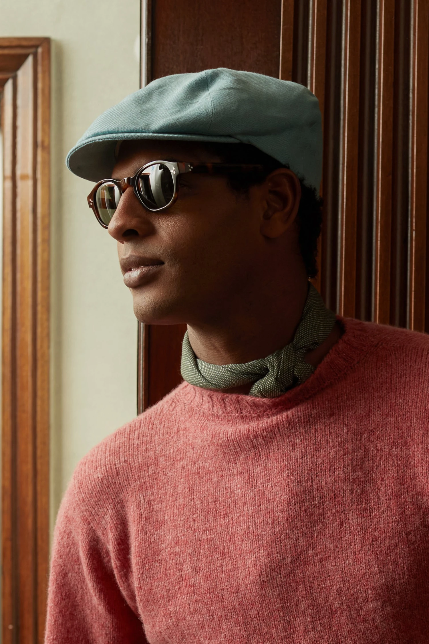 Tahoe Turquoise Bakerboy Cap - Image 5